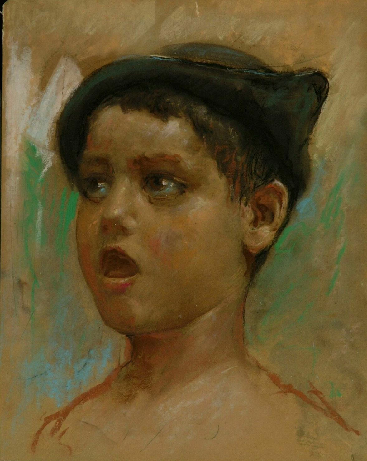 Francesco Paolo Michetti - 207, studio per volto di contadinello, Musei Civici, Pesaro